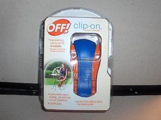OFF CLIP ON MOSQUITO REPELLENT REFILLABLE BRAND NEW
