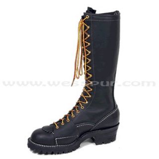 Tree Climbing Boots for Spur Spikes,16 Wesco Highlander,VIbram or Non 