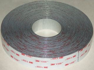   48ft 4941 double sided acrylic foam adhesive coated mounting tape