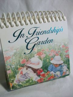 In Friendships Garden Perpetual Flip Calendar Garborgs Spiritual 