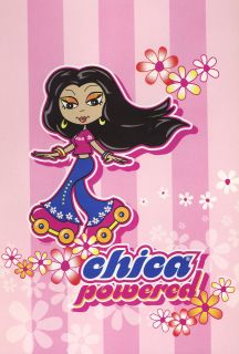 CHICA POWER PINK Girl 60x80 Plush High Pile Fuzzy Blanket