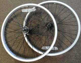 20 inch Wheelset Wheels a pair Alex Rims Freewheel for Park Freestyle 