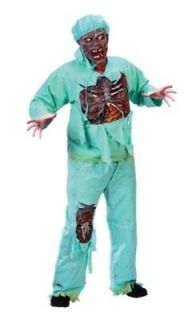New Mens Boys Adult ZOMBIE DOCTOR Mask Scary Halloween Costume OSFM 