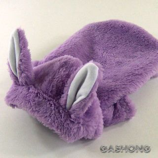 Dog&Cat Clothes Rabbit Ears Jacket Fleece Hoodie Coats_D305 Purple,sz 
