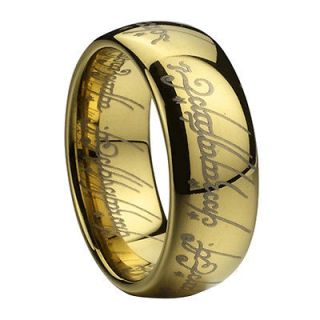   Steel Gold Filled Women Men Lord of the Rings one ring Ring Size 13