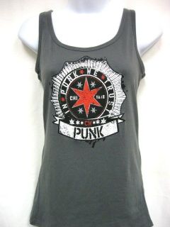 In CM Punk We Trust Gray WWE Authentic womens tank top shirt New