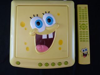 Spongebob Squarepants DVD CD/ Player w/Remote EXCELLENT See Photos