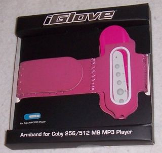   ** PINK ARMBAND FOR COBY MPC853 PLAYER ** 256/512 MB  PLAYER