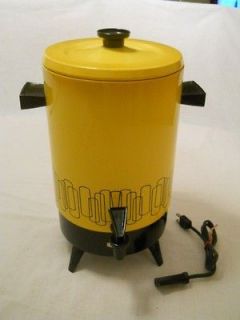   PERCOLATOR ~Large Gold Retro 35 cup Coffee Pot  Coffee Maker  Urn