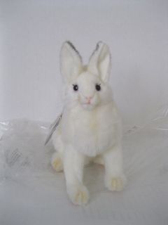 New Hansa Collectible White Rabbit #5842 Stuffed Animal