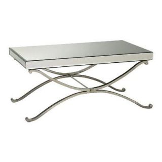   Regency Mirrored Cocktail Coffee Table Contemporary Modern Mirror New