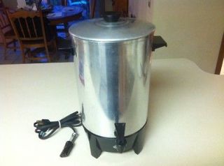WEST BEND 30 Cup COFFEE MAKER/Percolator/Urn~PARTY PERK~CLEAN CONDITON 