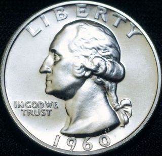 1960 Washington Quarter ~ Silver Proof Coin # 2012 514