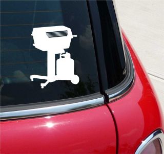 GRILL CHARCOAL GAS PROPANE GRAPHIC DECAL STICKER VINYL CAR WALL