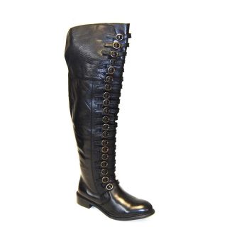 LUICHINY TRUE FIT OVER THE KNEE BOOTS IN BLACK NIB