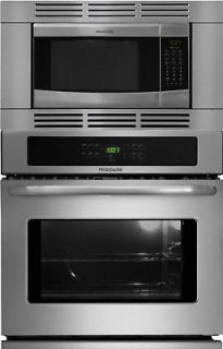 NEW Frigidaire 27 Inch 27 Stainless Steel Wall Oven Microwave Combo