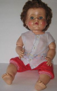   JOINTED BABY DOLL AMERICAN CHARACTER 21 DOLL, VINTAGE COLLECTIBLE
