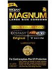 Trojan Magnum Gold Collection Combo Large Lubricated Condoms (3) Box 
