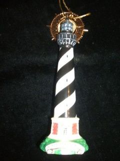   The LIGHT of Christmas Cape Hatteras Lighthouse Ornament 2004 FR SH