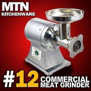 New MTN 1HP #12 Commercial Electric Meat Sauage Grinder