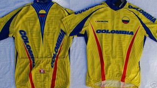 COLOMBIA TRICOLOR TEAM CYCLING JERSEY M NEW
