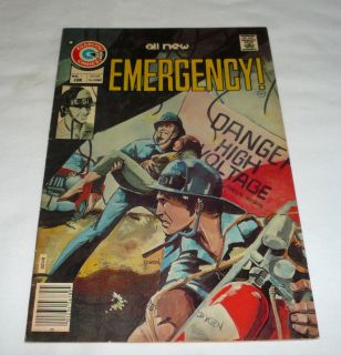 1976 EMERGENCY firefighting tv show comic book #1