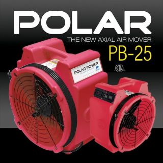 AIR Polar Powerful Commercial Axial Air Mover Fan Blower Restoration 