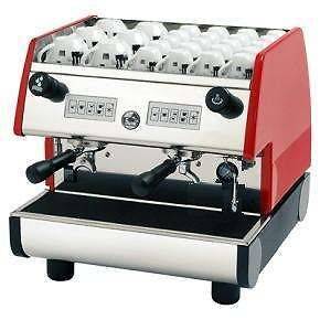 La Pavoni Commercial Espresso Machine Maker PUB 2V R Red, 2 Group 