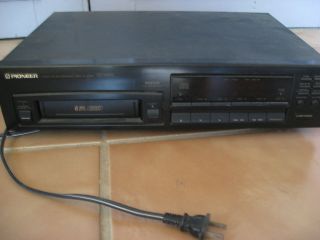 PIONEER PD M552 6 DISC CD PLAYER NO REMOTE OR CARTRIDGE AS IS FOR 