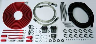 AWG Battery Relocation Kit with Complete Electrical Protection 