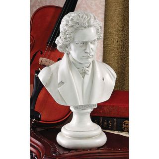 Musical Icon Composer Ludwig van Beethoven Home Gallery Bust Sculpture