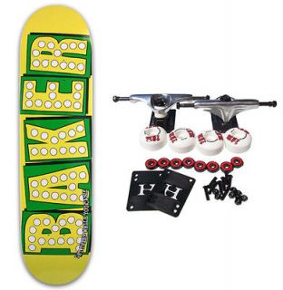 BAKER Skateboards BAKE JUNT YELLOW Complete SKATEBOARD 7.75