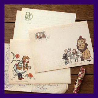 Wonderful Wizard of OZ Writing Paper With Envelopes D3