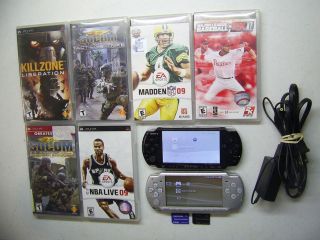 Sony PSP Systems   2001 & 3001 with 6 Games   Killzone, Socom 