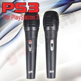 New 2 in 1 Karaoke Microphones for Wii / PS3 / PC/ Xbox 360 3M Cable