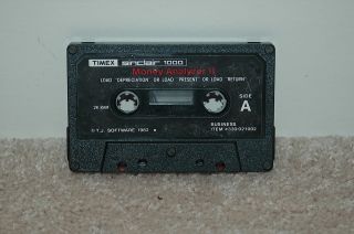 TIMEX SINCLAIR 1000 cassette tape software MONEY ANALYZER II