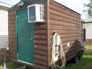 2010 mobil kitchen concession trailer (log cabin)