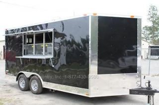   16 8.5X16 Enclosed Concession Food Vending BBQ Trailer W/ Equipment