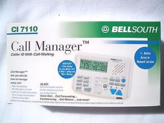 BellSouth Call Manager CI 7110 Caller ID Call Waiting Conference Call