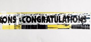 Congratulation​s Banner GReat for Graduation/Any Party