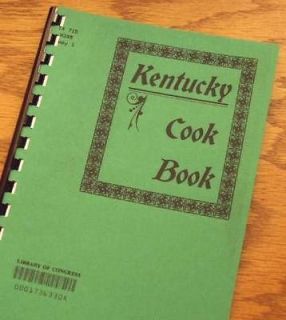 cookbooks kentucky