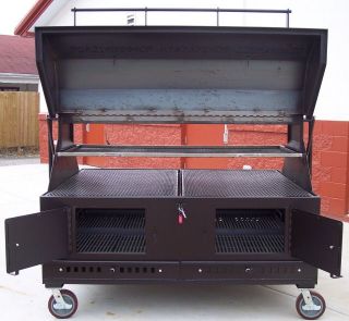   Charcoal or Wood Commercial Barbecue Cooker, HEAVY DUTY, Barely Used