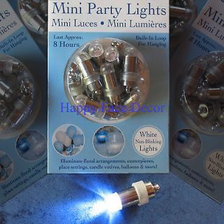 12 submersible LED Party Lights white WEDDING Paper Lanterns, Balloons 
