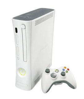   Xbox 360 Core System Matte White Console (NTSC)  CONSOLE,WIRES ONLY