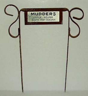 Mudders Little Helper Safety Foot Scraper 14.5