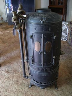 Vintage Humphrey No. Cast Iron gas Water Heater