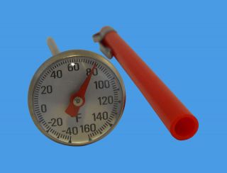 POCKET DIAL THERMOMETER HVAC   REFRIGERATION   FOOD SERVICE  40 to 