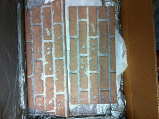 Jotul Ceramic Antique Brick Panel Kit For Fireplace Hearth # 155588 