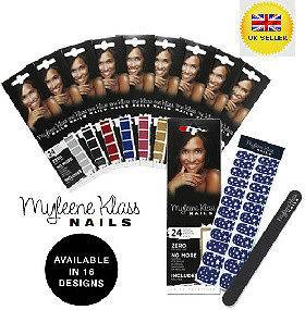 JML Myleene Klass 24 Nail Wraps & Nail File Available In Colours