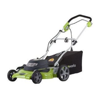 Greenworks 12 Amp Corded 20 in 3 in 1 Electric Lawn Mower 25022 NEW